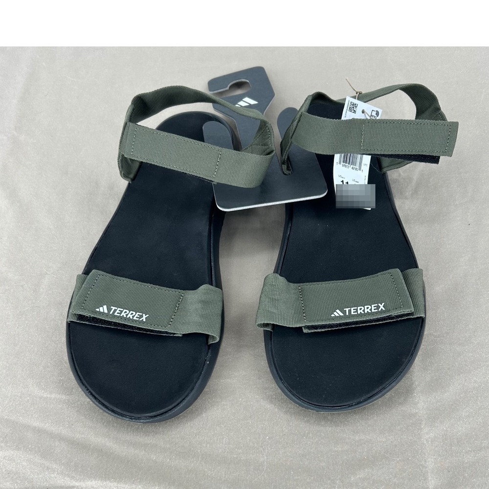 Adidas‎ Terrex Hydroterra Sandals Hiking Water Shoes Olive Green Mens 13 Wms 14